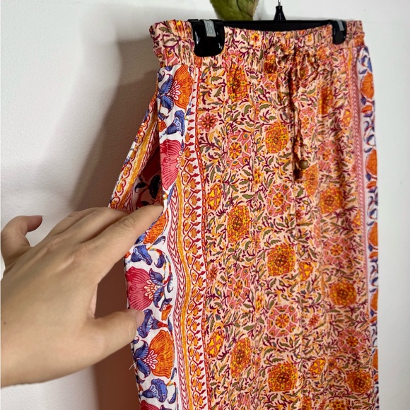 Rachel Zoe Marigold Market Linen-Blend Pants - Picture 3 of 8